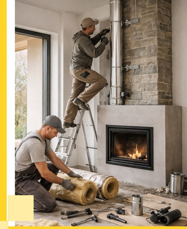 Монтаж дымоходов для каминов в Великом Устюге от 15269 р. ЭриданВлс