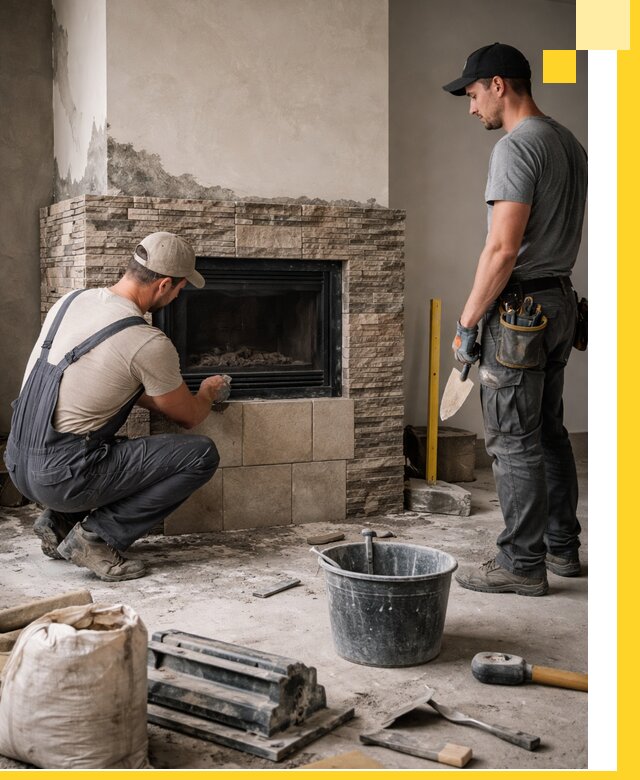 Камины под ключ в Великом Устюге: проект, изготовление и монтаж