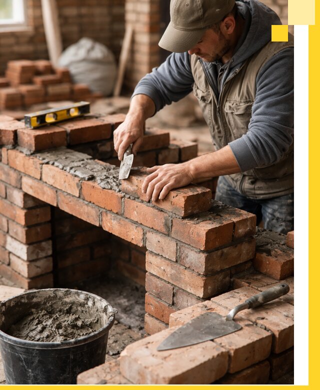 Кладка каминов под ключ в Великом Устюге профессиональная отделка и монтаж