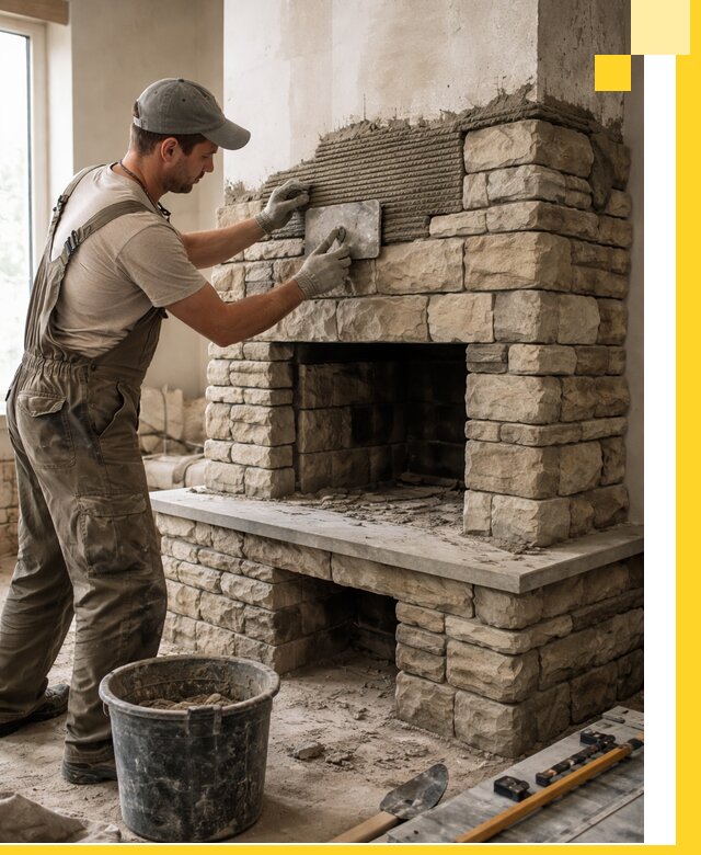 Строительство каминов под ключ в Великом Устюге от проектирования до монтажа