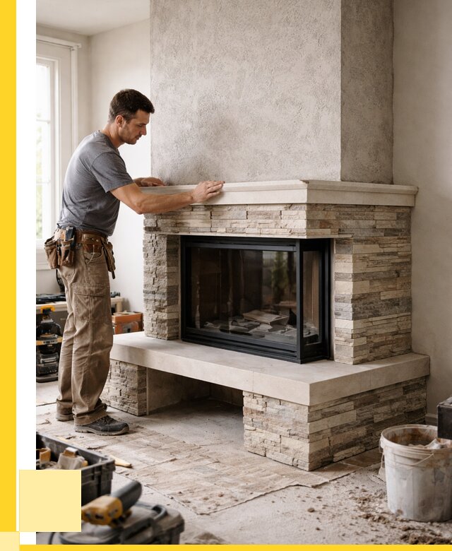 Изготовление каминов под ключ в Великом Устюге от 152685 р. | ЭриданВлс