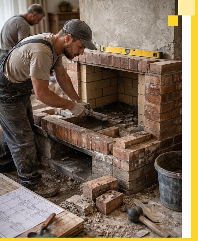 Изготовление и установка каминопечей под ключ в Великом Устюге