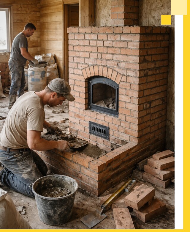 Профессиональное строительство печей в Великом Устюге под ключ