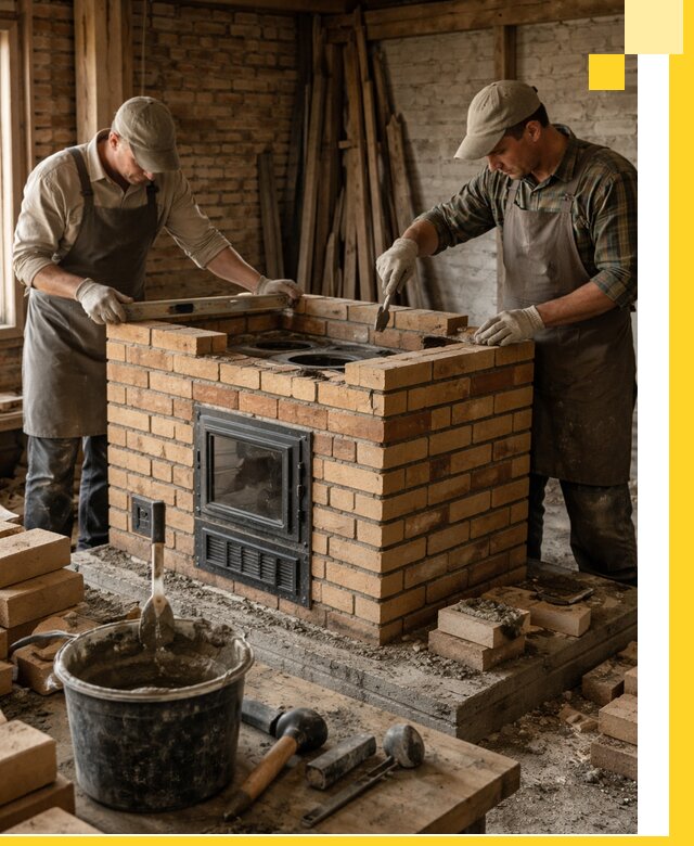 Изготовление и установка варочных печей под ключ в Великом Устюге