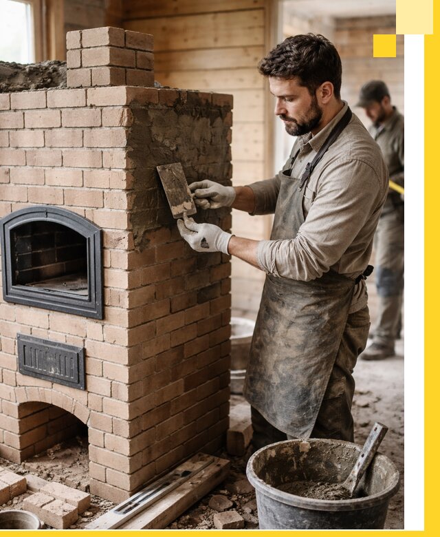 Изготовление и установка печей-шведок под ключ в Великом Устюге