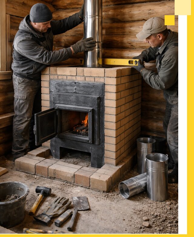 Проектирование, изготовление и установка банных печей в Великом Устюге