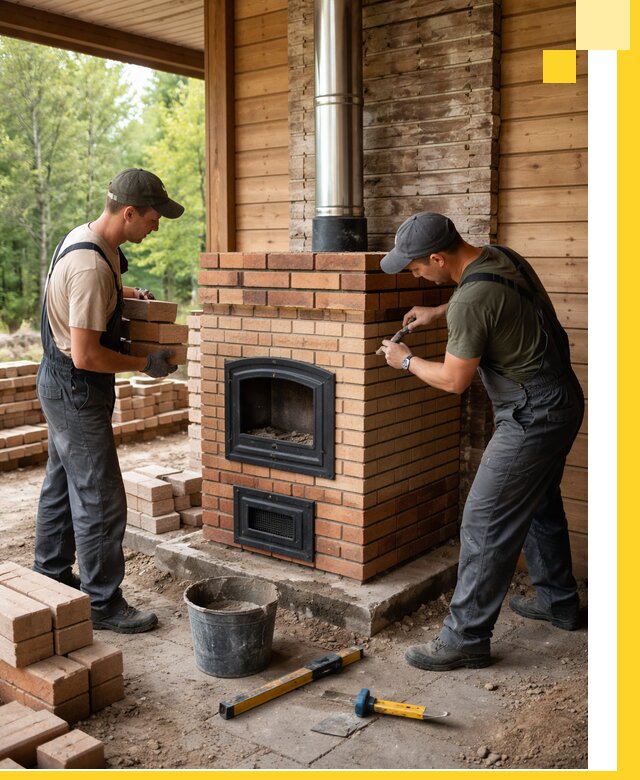Производство и установка дачных печей под ключ в Великом Устюге