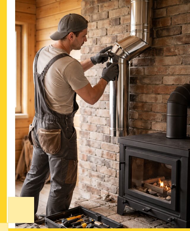 Монтаж дымоходов для печей в Великом Устюге от 7634 р. | ЭриданВлс