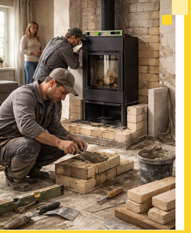 Печи и камины под ключ: проект, установка в Великом Устюге