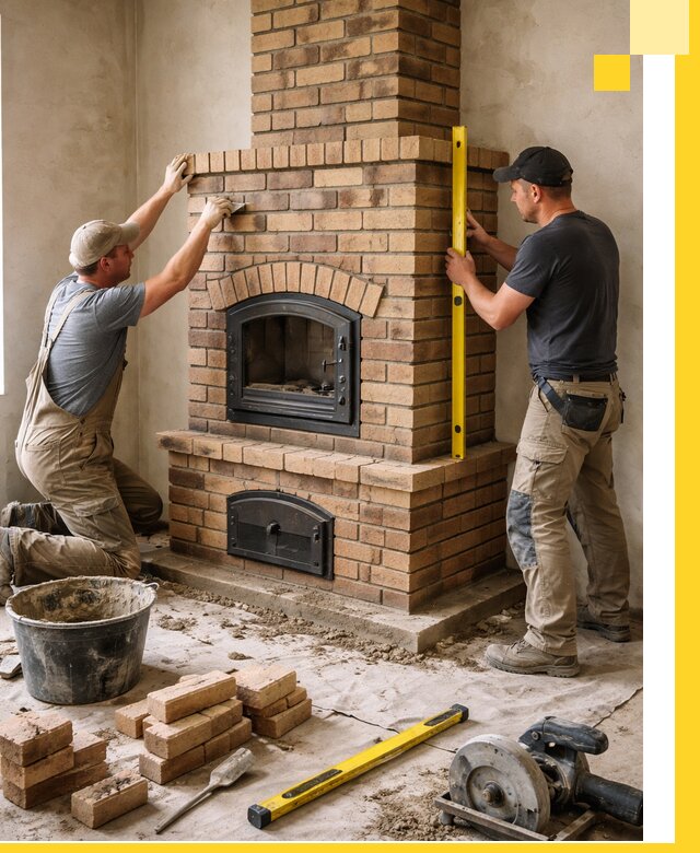 Продажа и установка печей и каминов для дома под ключ в Великом Устюге