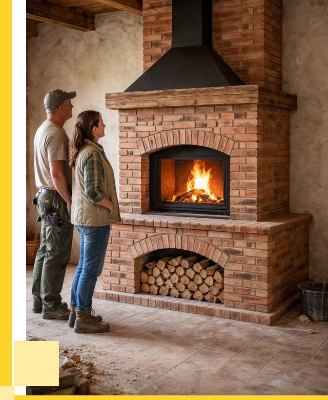 Печи камины из кирпича в Великом Устюге от 122148 р. | ЭриданВлс