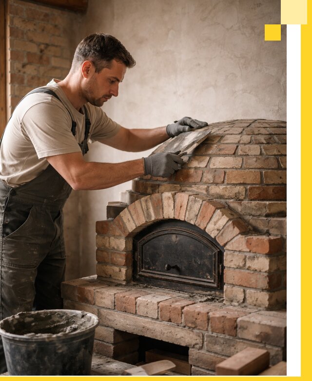 Изготовление и монтаж помпейских печей на заказ в Великом Устюге