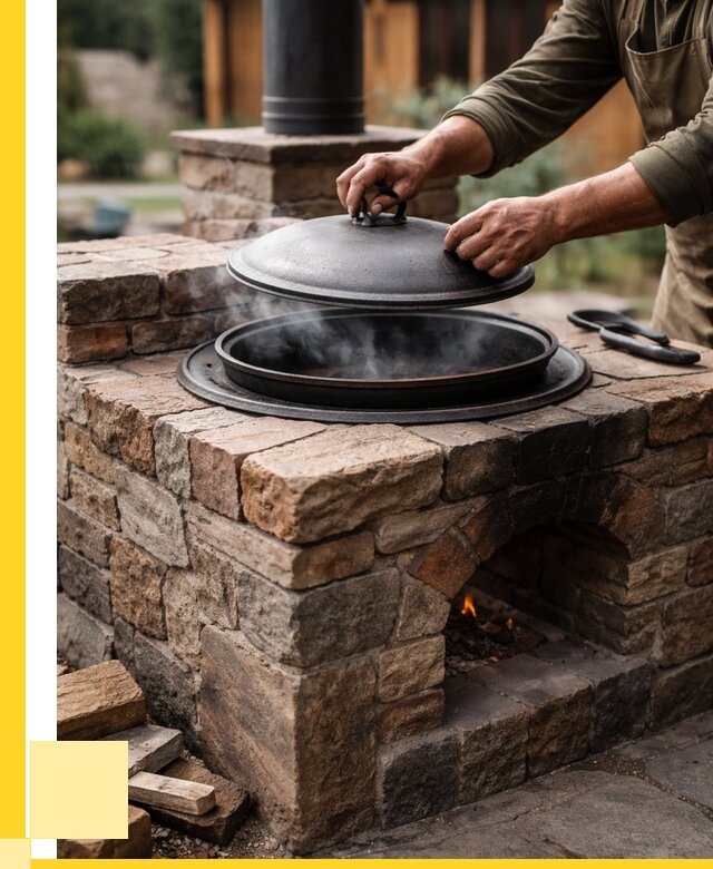 Печи для казана в Великом Устюге по цене от 18322 р. | ЭриданВлс