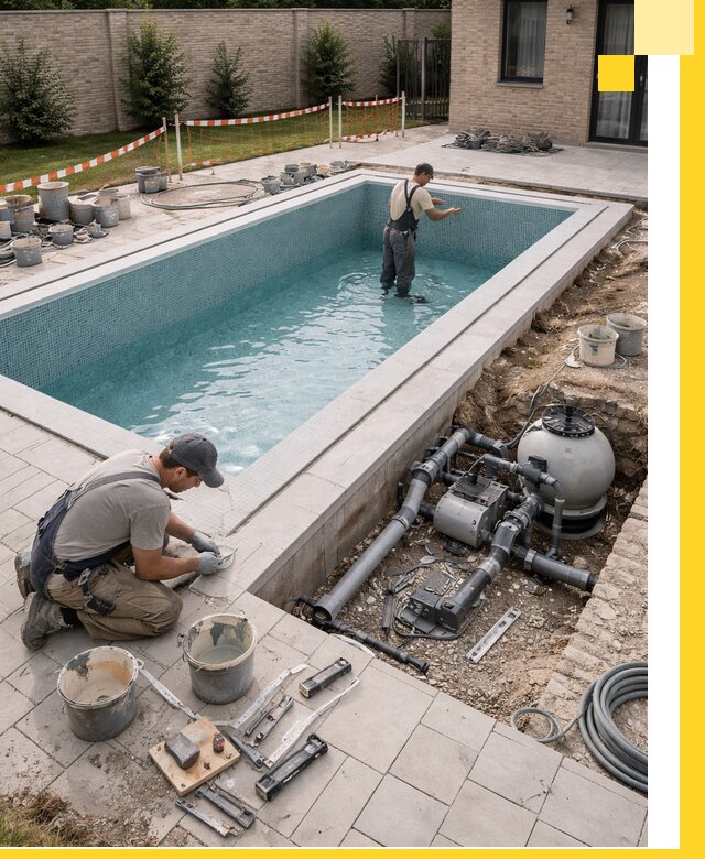 Строительство бассейнов под ключ в Великом Устюге: проекты и монтаж