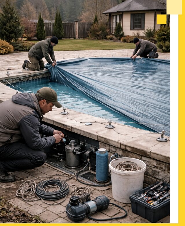 Консервация бассейнов в Великом Устюге: подготовка к длительному хранению