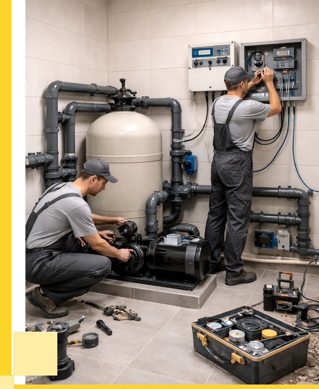 Монтаж оборудования для бассейнов в Великом Устюге от 40716 р. | ЭриданВлс