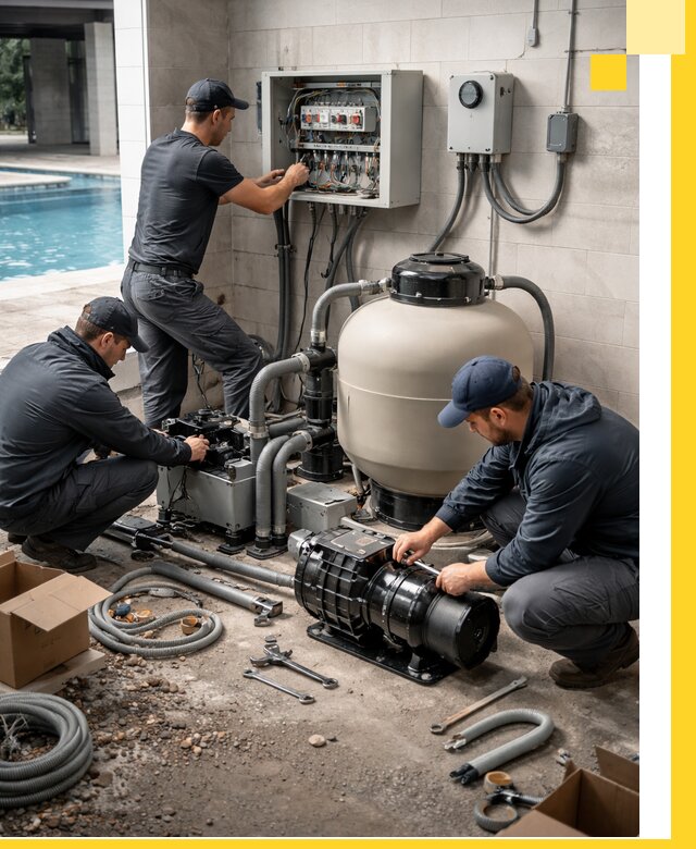 Профессиональный монтаж оборудования для бассейнов в Великом Устюге