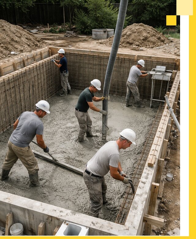 Строительство бетонных бассейнов под ключ в Великом Устюге