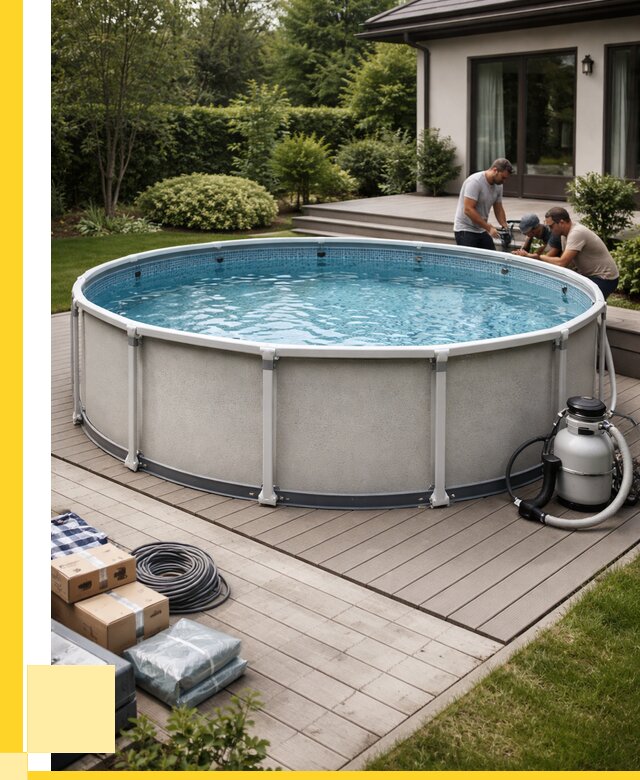 Купить каркасные бассейны в Великом Устюге от 45806 р. | ЭриданВлс