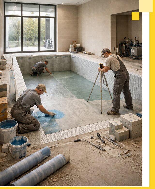 Проект и строительство закрытых бассейнов в Великом Устюге под ключ