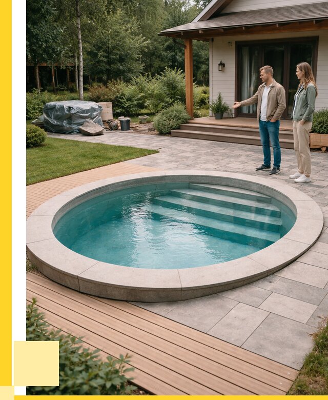 Бассейн на даче под ключ в Великом Устюге от 203580 р., ЭриданВлс