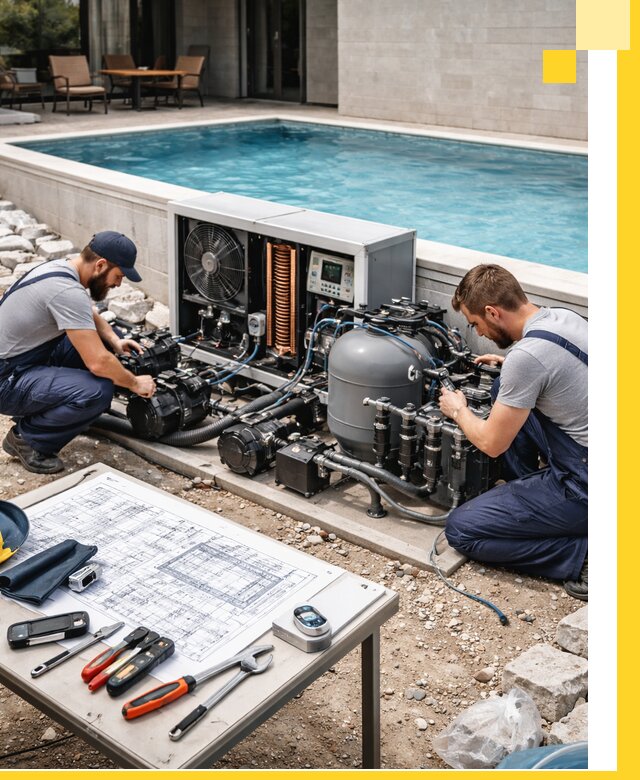 Проектирование и монтаж бассейнов с подогревом в Великом Устюге