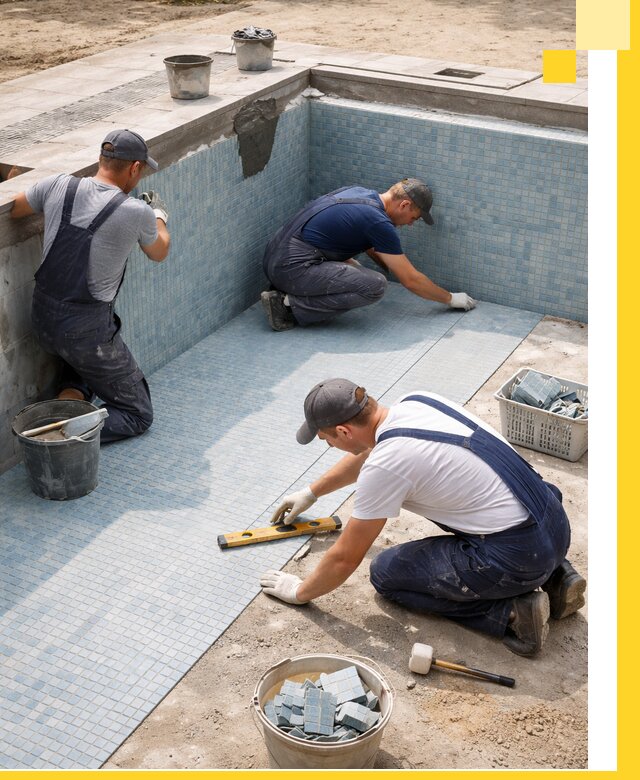 Укладка и установка плитки для бассейнов под ключ в Великом Устюге