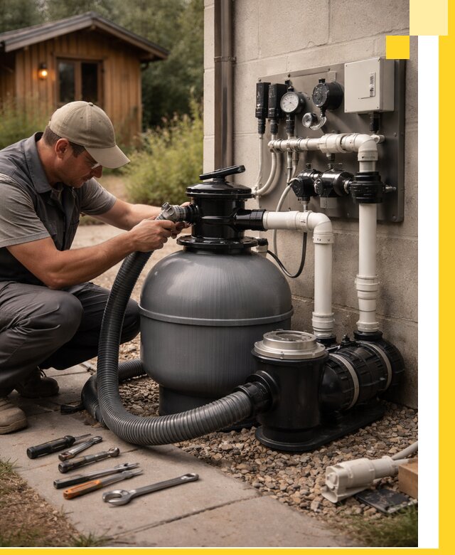 Продажа и монтаж фильтров и насосов для бассейнов в Великом Устюге