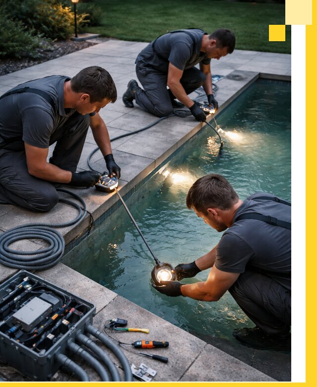 Профессиональное освещение бассейнов в Великом Устюге: дизайн и монтаж