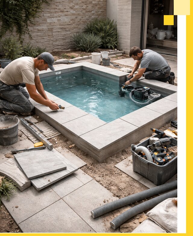 Мини бассейны под ключ в Великом Устюге, дизайн и установка