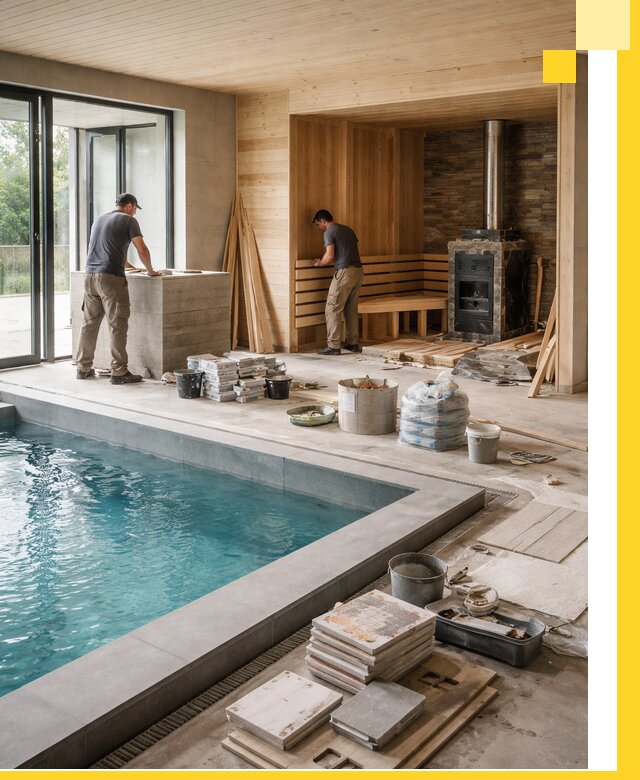 Проектирование и строительство бань с бассейном в Великом Устюге