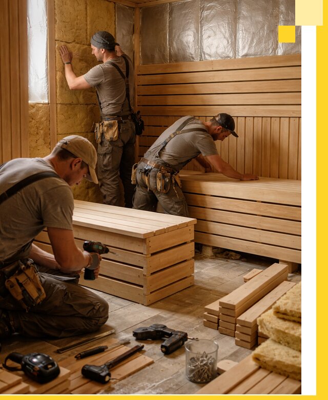 Профессиональное строительство саун под ключ в Великом Устюге