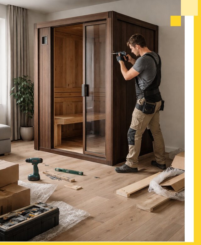 Установка и производство мини саун под ключ в Великом Устюге