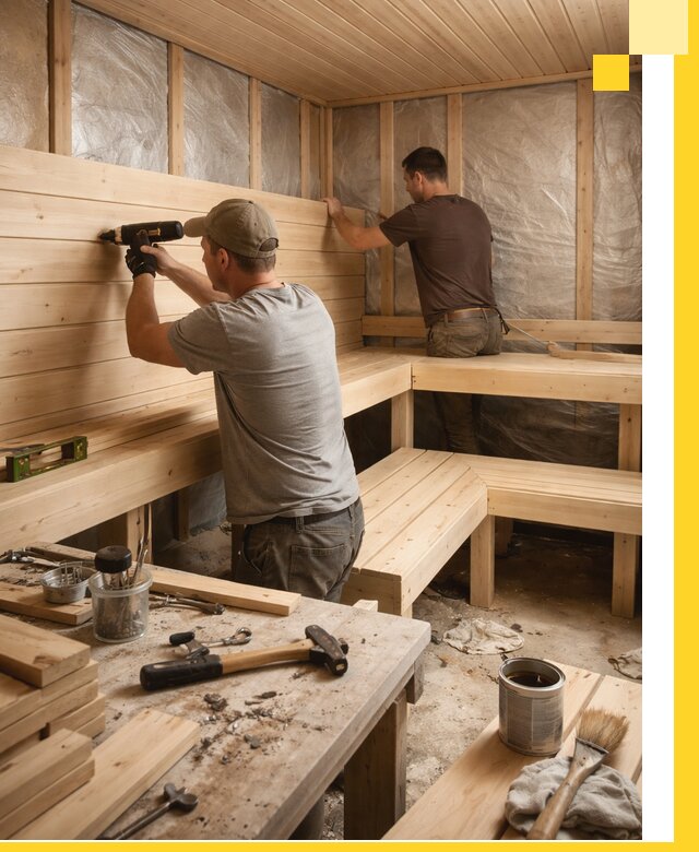 Профессиональная отделка бань и саун под ключ в Великом Устюге