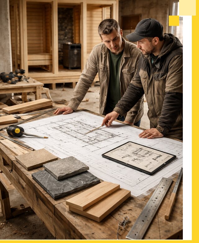 Проекты бань под ключ и планы строительства в Великом Устюге