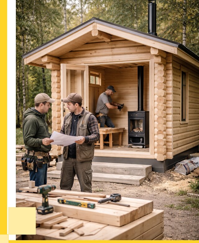 Монтаж бань под ключ в Великом Устюге — от 203580 р. | ЭриданВлс