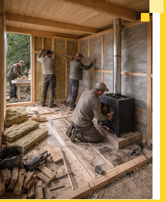 Профессиональный монтаж бань под ключ в Великом Устюге для дома