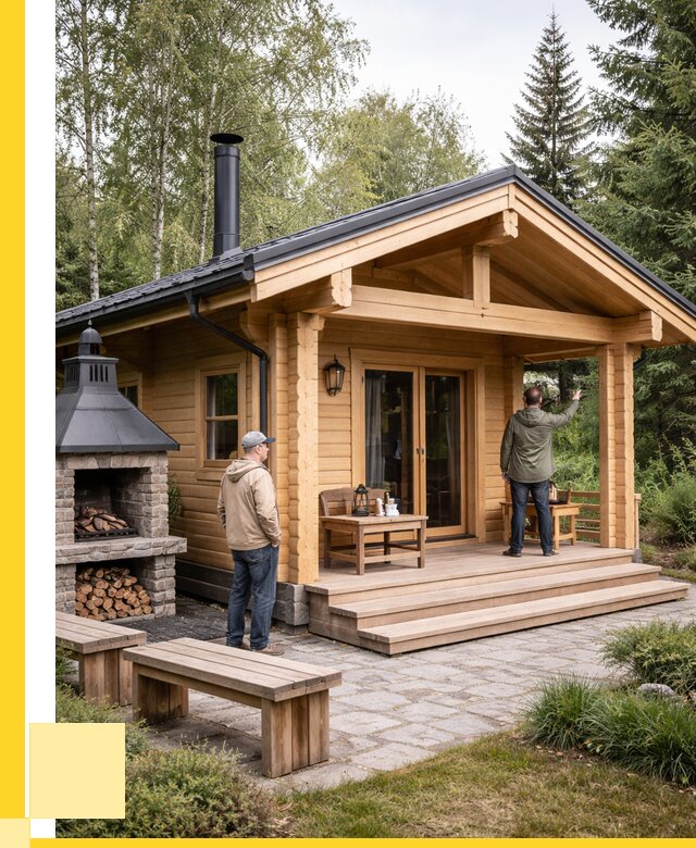 Деревянные бани под ключ в Великом Устюге от 458055 р. | ЭриданВлс