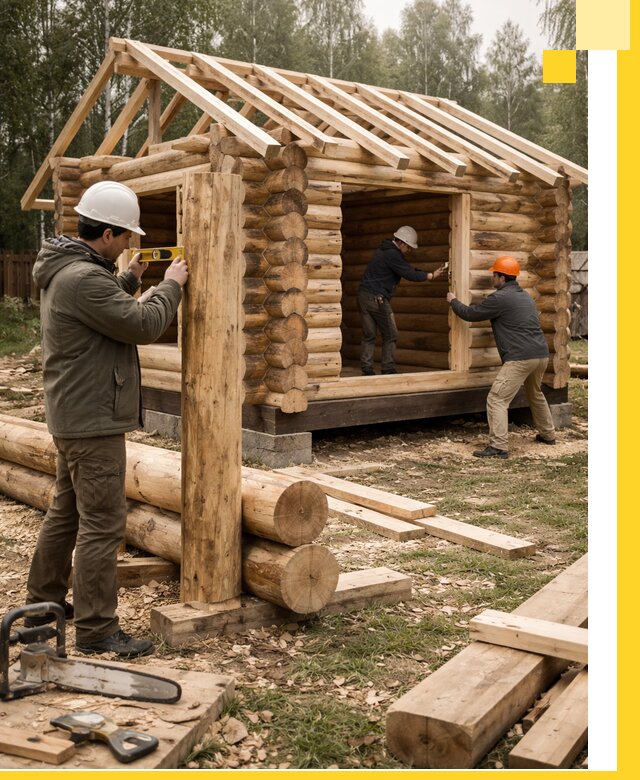 Строительство бань для дачи под ключ в Великом Устюге с доставкой и монтажом