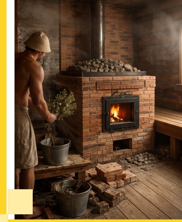Кирпичные банные печи в Великом Устюге от 91611 р. | ЭриданВлс
