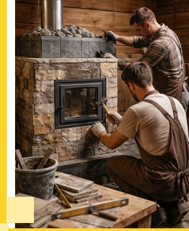 Облицовка банной печи в Великом Устюге от 15269 р. | ЭриданВлс