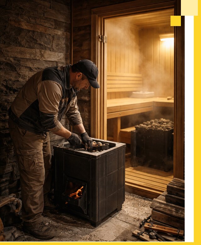 Строительство бани с сауной под ключ в Великом Устюге от проекта до сдачи