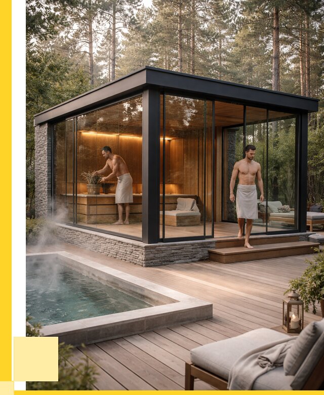 Стеклянные бани и двери в Великом Устюге от 458055 р. | ЭриданВлс