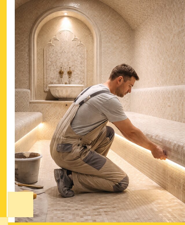 Отделка хамамов под ключ в Великом Устюге от 5598 р. | ЭриданВлс