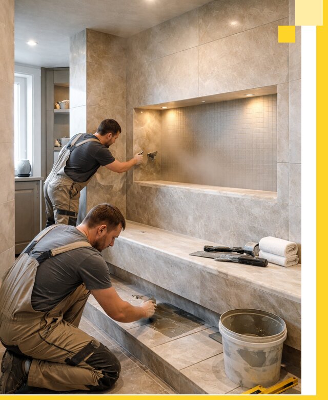 Профессиональное строительство хамама в квартире в Великом Устюге