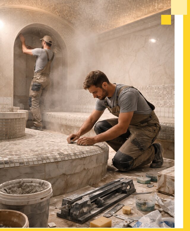 Профессиональный дизайн хамама и SPA под ключ в Великом Устюге