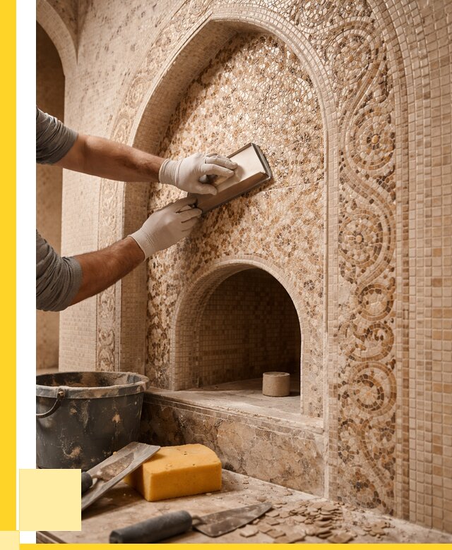 Мозаика для хамама в Великом Устюге под ключ от 5090 р. | ЭриданВлс