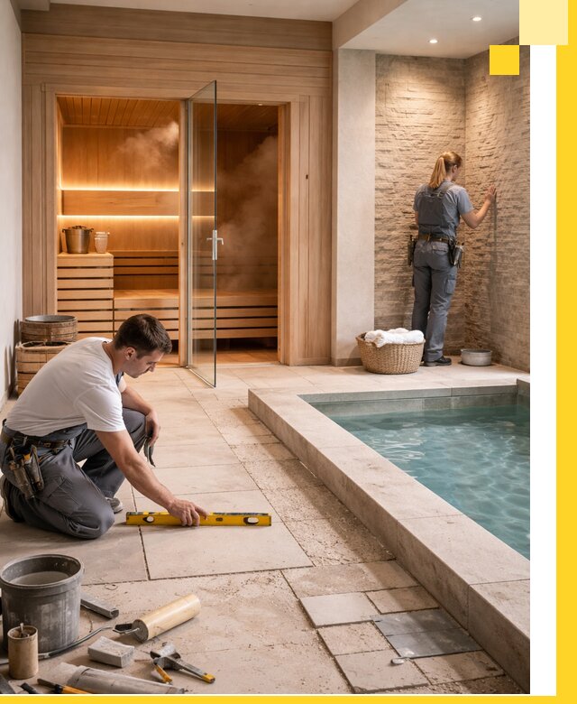 Комплексный дизайн и отделка интерьеров SPA под ключ в Великом Устюге